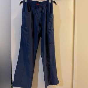 Navy blue Dickies scrub pants